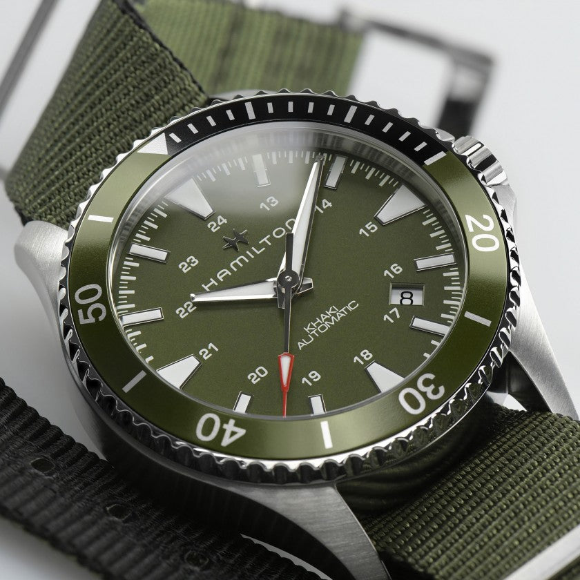 Hamilton Khaki Navy Scuba Auto (cadran vert / 40mm)