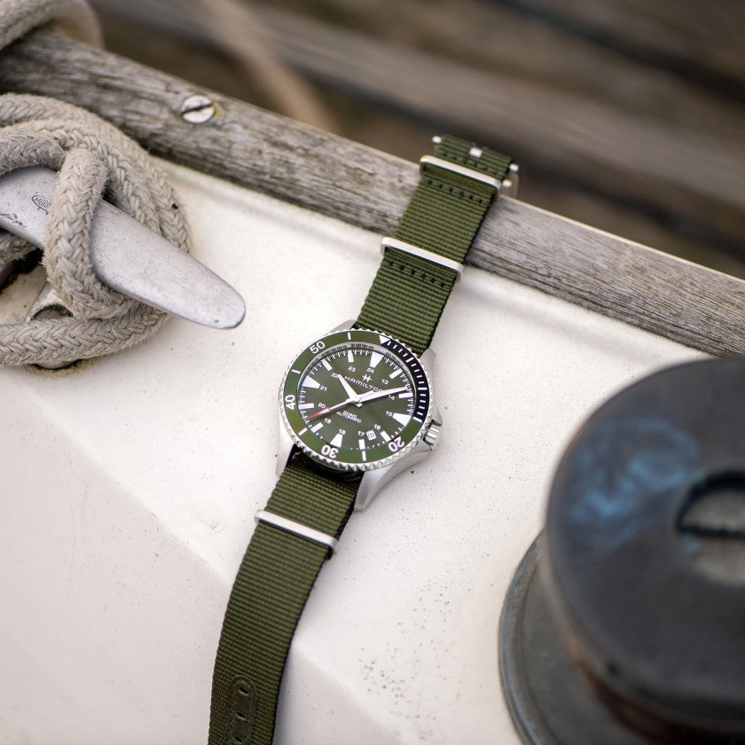 Hamilton Khaki Navy Scuba Auto (cadran vert / 40mm)