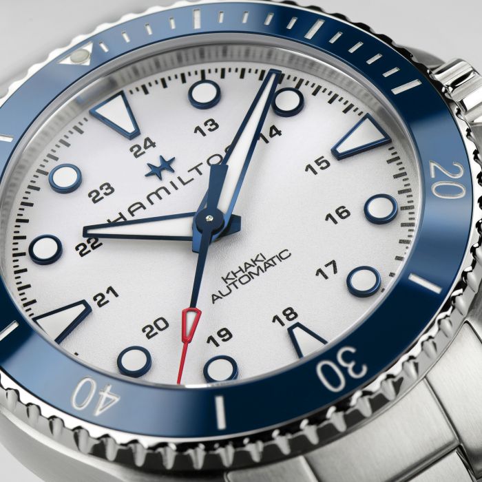 Hamilton Khaki Navy Scuba Auto (cadran blanc / 43mm)