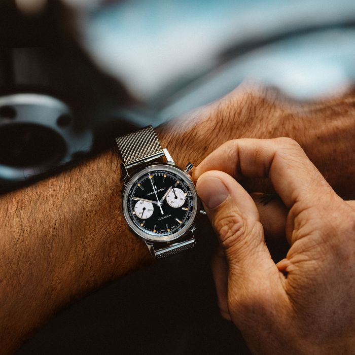 Hamilton American Classic Intra-Matic Chronograph H (cadran noir / 40 mm)