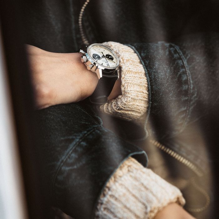 Hamilton American Classic Intra-Matic Chronograph H (White Dial / 40mm)