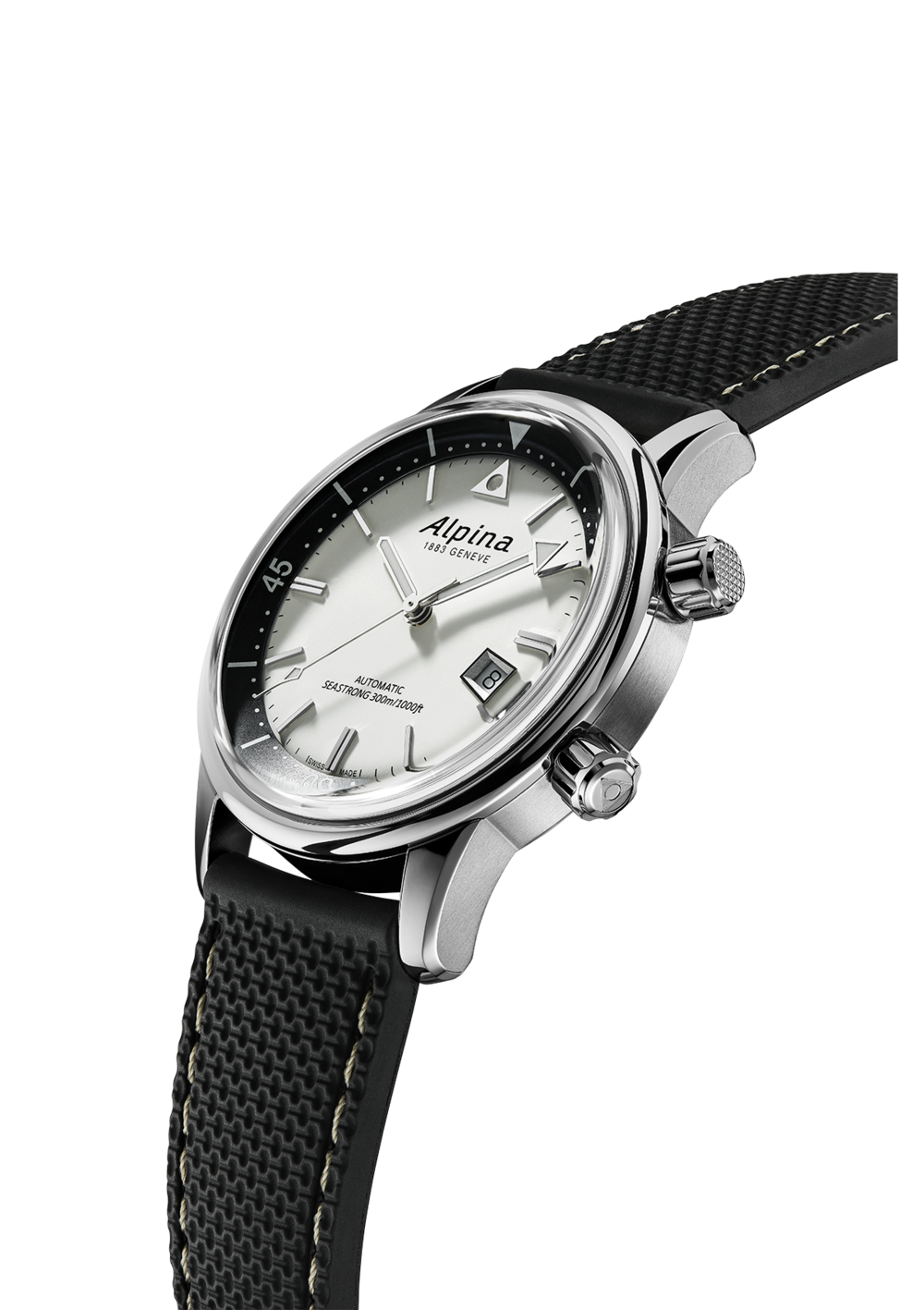 Alpina Seastrong Diver Heritage Automatic (cadran argenté / 42mm)