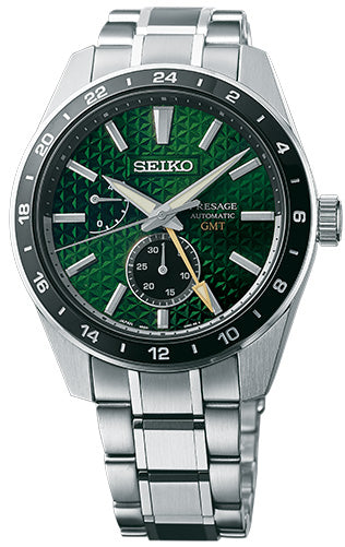Seiko Presage Sharp Edged GMT SPB219 Automatic (Green Dial / 42mm)