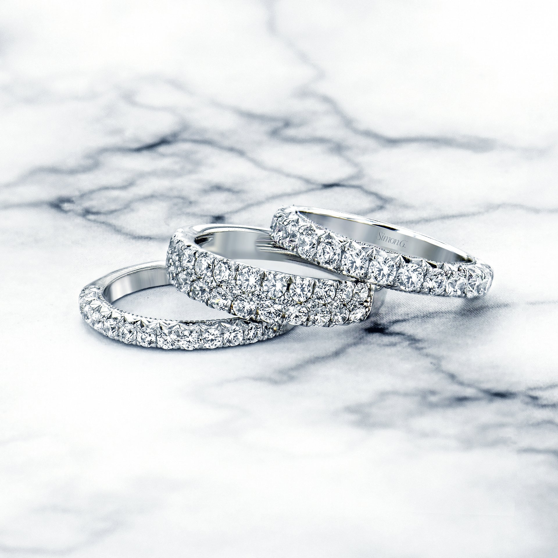 Bague en diamant Simon G 18K